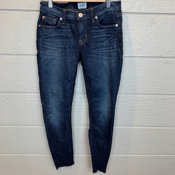 Hudson Jeans Denim - Hudson Krista Ankle Jeans w/ raw hem, super skinny